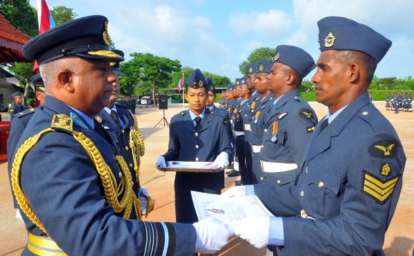 Annual Commander's Inspection at Sri Lanka Air Force Base Ratmalana 2014
