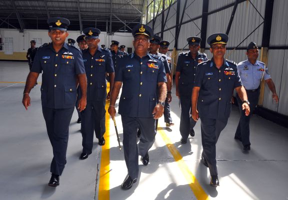 Annual Commander's Inspection at Sri Lanka Air Force Base Ratmalana 2014