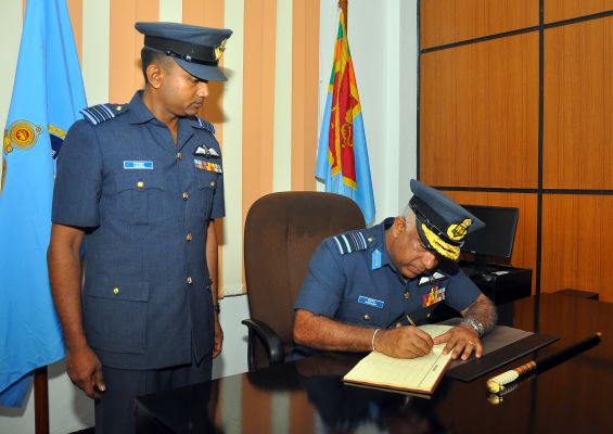 Annual Commander's Inspection at Sri Lanka Air Force Base Ratmalana 2014