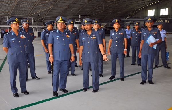 Annual Commander's Inspection at Sri Lanka Air Force Base Ratmalana 2014