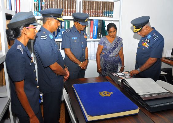 Annual Commander's Inspection at Sri Lanka Air Force Base Ratmalana 2014