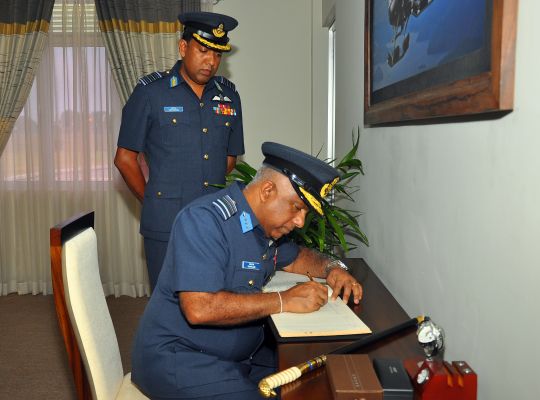 Annual Commander's Inspection at Sri Lanka Air Force Base Ratmalana 2014