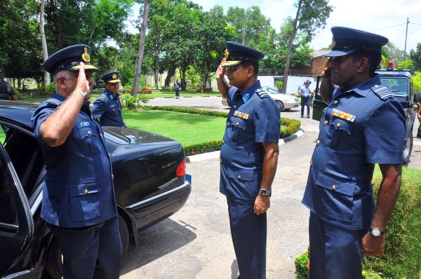 Annual Commander's Inspection at Sri Lanka Air Force Base Ratmalana 2014