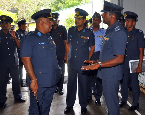 Annual Commander's Inspection at Sri Lanka Air Force Base Ratmalana 2014