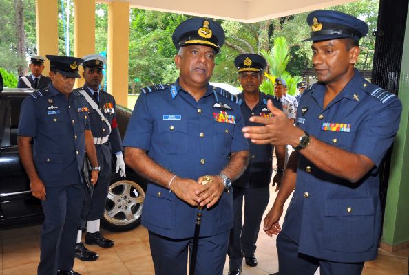Annual Commander's Inspection at Sri Lanka Air Force Base Ratmalana 2014