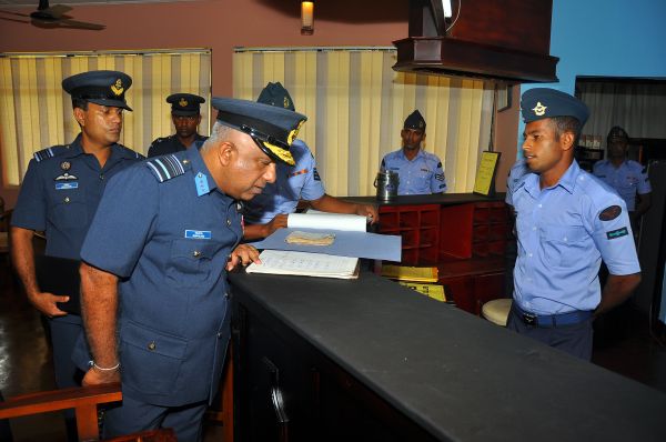 Annual Commander's Inspection at Sri Lanka Air Force Base Ratmalana 2014