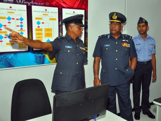 Annual Commander's Inspection at Sri Lanka Air Force Base Ratmalana 2014