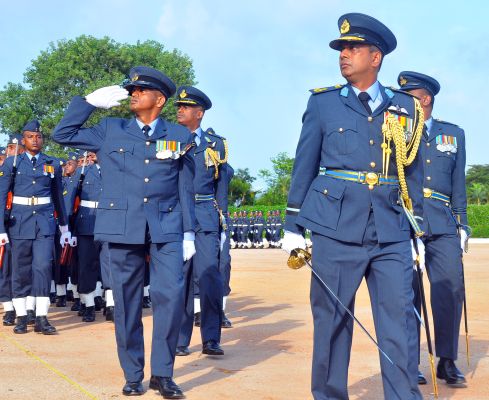 Annual Commander's Inspection at Sri Lanka Air Force Base Ratmalana 2014