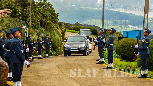 Commander's Inspection of Sri Lanka Air Force Station Piduruthalagala