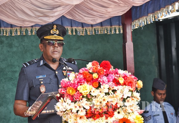 Commander's Inspection of Sri Lanka Air Force Station Piduruthalagala