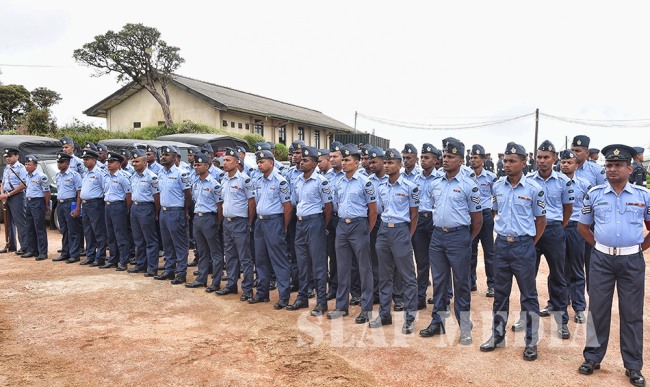 Commander's Inspection of Sri Lanka Air Force Station Piduruthalagala
