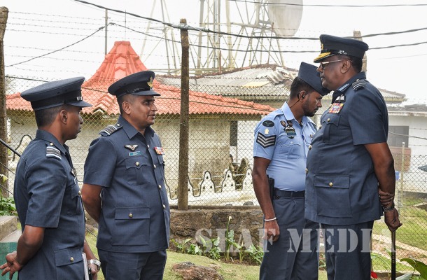Commander's Inspection of Sri Lanka Air Force Station Piduruthalagala