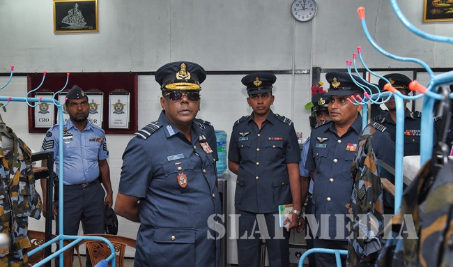 Commander's Inspection of Sri Lanka Air Force Station Piduruthalagala
