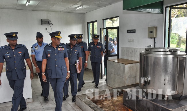 Commander's Inspection of Sri Lanka Air Force Station Piduruthalagala