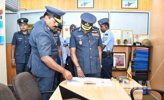 Commander's Inspection of AFHQ