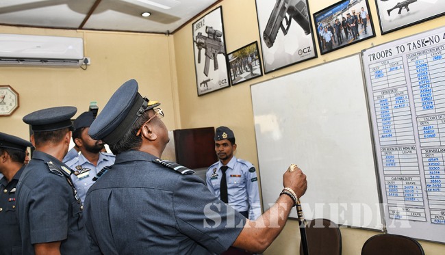 Commander's Inspection of AFHQ
