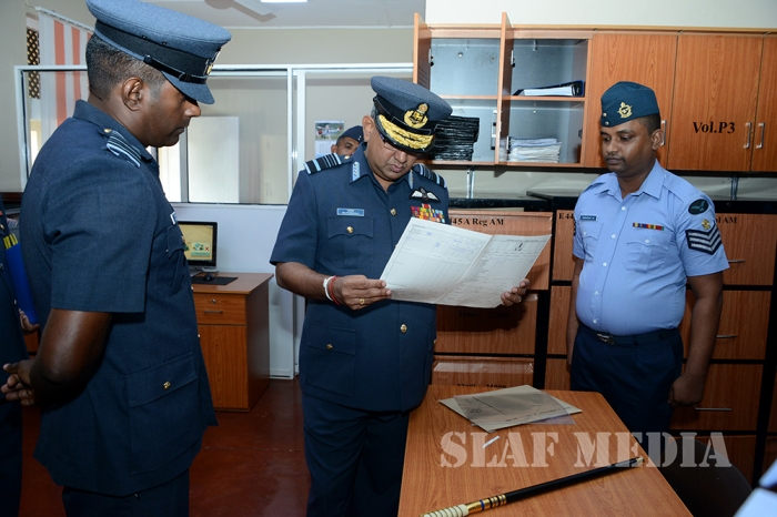Annual Commander's Inspection of SLAF Base Anuradhapura