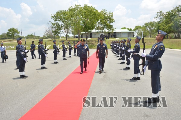 Annual Aoc’s Inspection At Slaf Station Ampara
