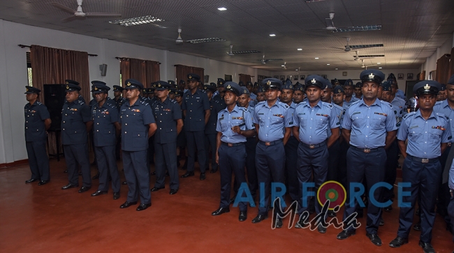 Commander's Inspection Of SLAF Station Ampara