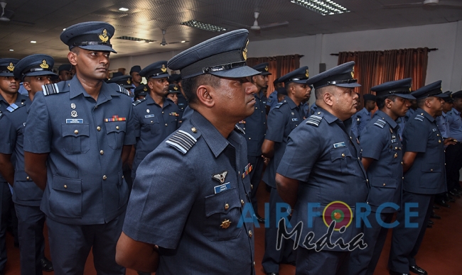 Commander's Inspection Of SLAF Station Ampara