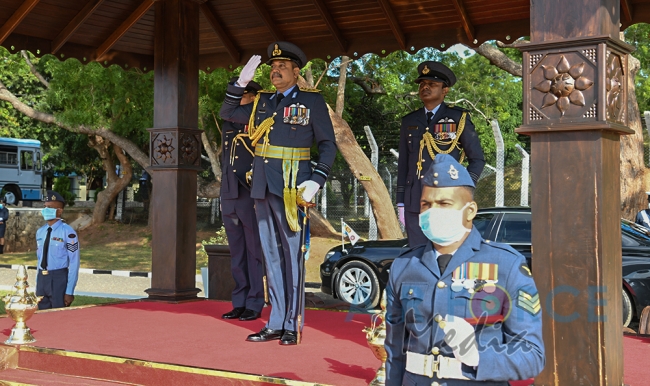 Commanders Inspection of SLAF Base Anuradhapura