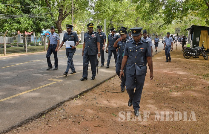 Annual Commander's Inspection at SLAF Base Anuradhapura