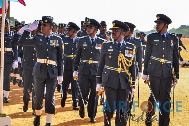 Commander’s Inspection of SLAF Base Anuradhapura