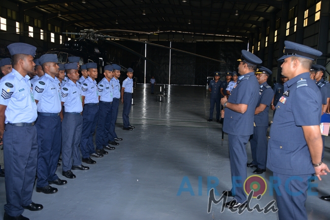 Commander’s Inspection of SLAF Base Anuradhapura