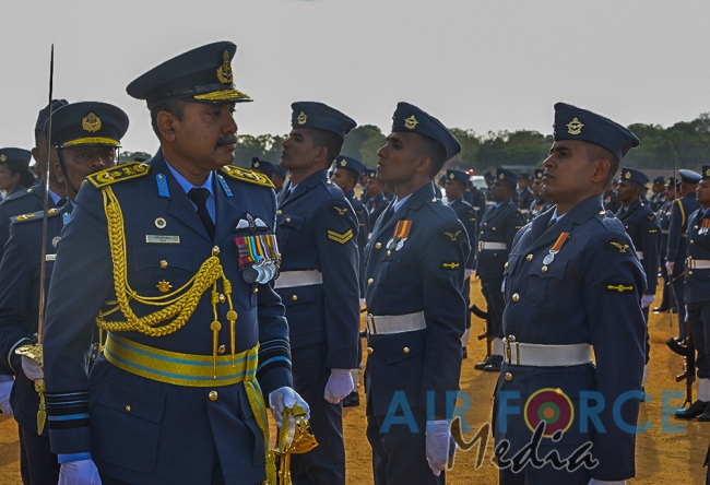 Commander’s Inspection of SLAF Base Anuradhapura