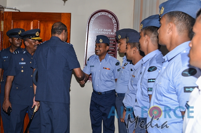 Commander’s Inspection of SLAF Base Anuradhapura