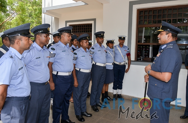Commander’s Inspection of SLAF Base Anuradhapura