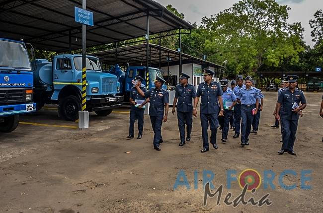 Commander’s Inspection of SLAF Base Anuradhapura