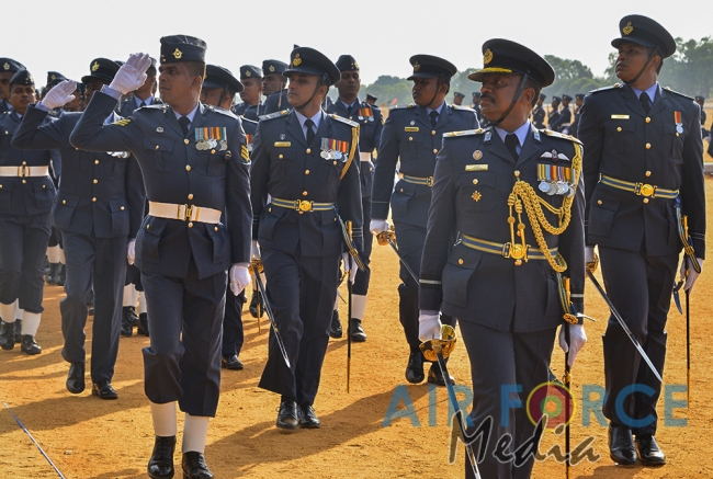 Commander’s Inspection of SLAF Base Anuradhapura