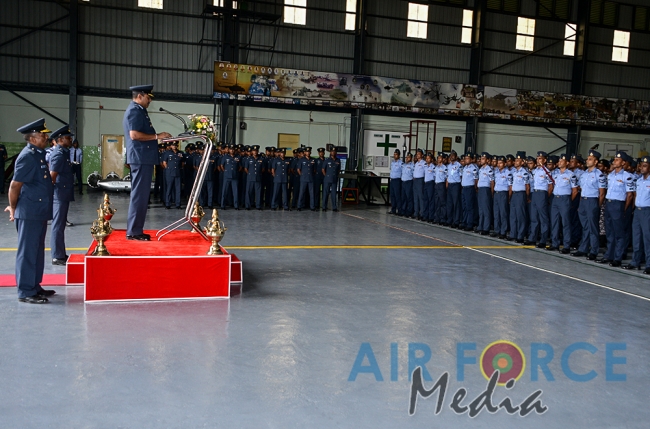 Commander’s Inspection of SLAF Base Anuradhapura
