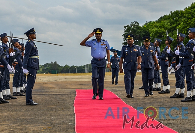 Commander’s Inspection of SLAF Base Anuradhapura