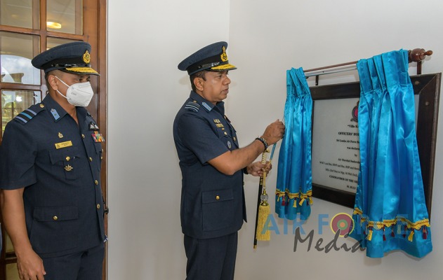 COMMANDER'S INSPECTION OF SLAF BASE ANURADHAPURA