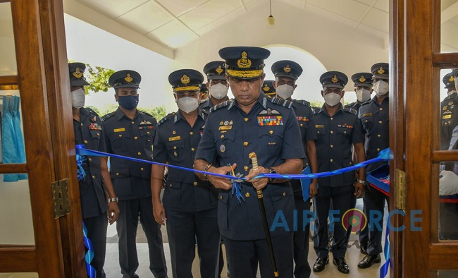 COMMANDER'S INSPECTION OF SLAF BASE ANURADHAPURA