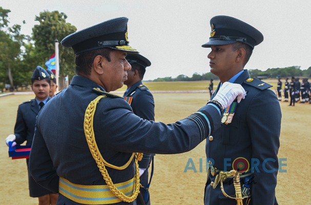 COMMANDER'S INSPECTION OF SLAF BASE ANURADHAPURA