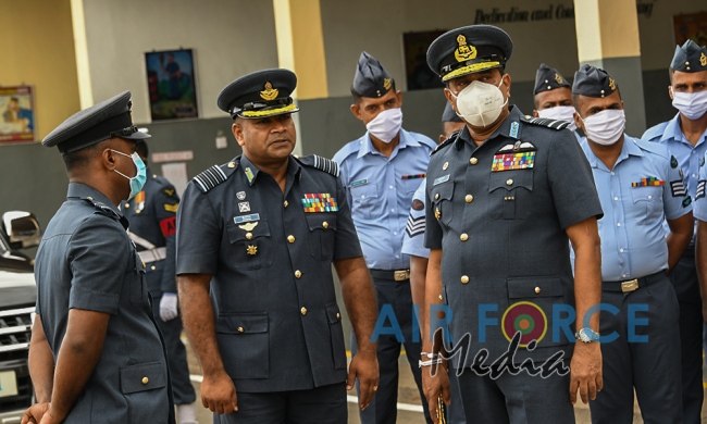 Commander’s Inspection of SLAF Station Batticaloa for the Year 2020