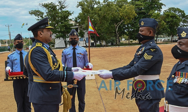 Commander’s Inspection of SLAF Station Batticaloa for the Year 2020