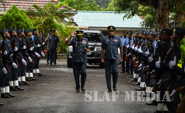 Commanders Inspection of SLAF Station Bia