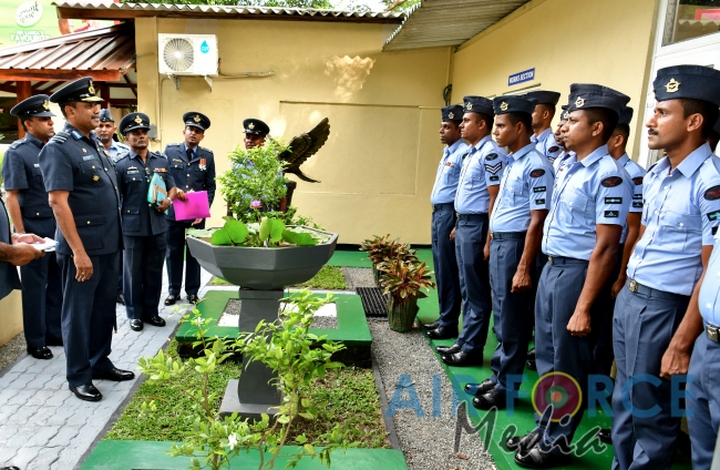 Commander's Inspection of SLAF Station BIA
