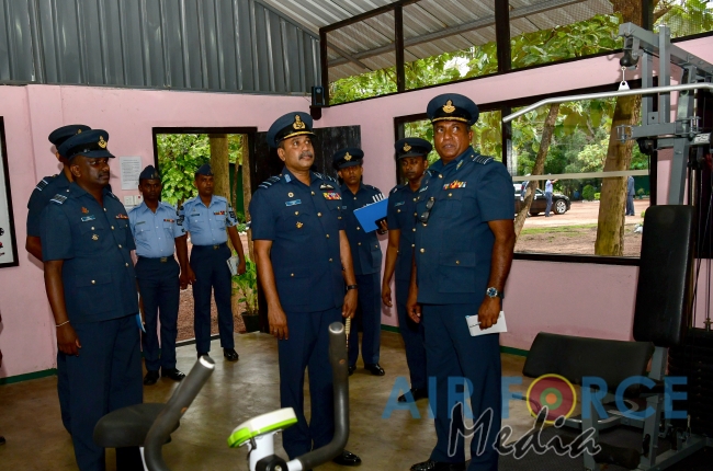 Commander's Inspection of SLAF Station BIA