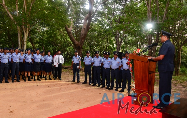 Commander's Inspection of SLAF Station BIA