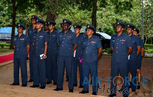 Commander's Inspection of SLAF Station BIA