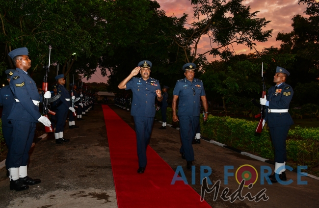 Commander's Inspection of SLAF Station BIA