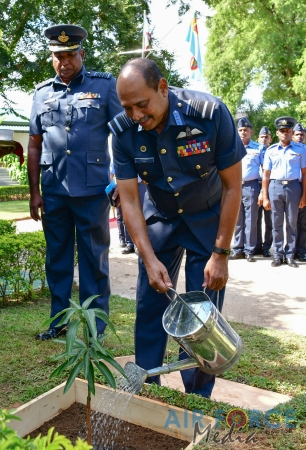 Commander's Inspection of SLAF Station BIA