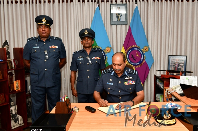 Commander's Inspection of SLAF Station BIA
