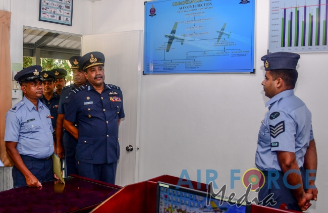 Commander's Inspection of SLAF Station BIA