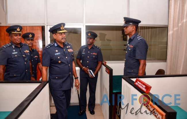 Commander's Inspection of SLAF Station BIA